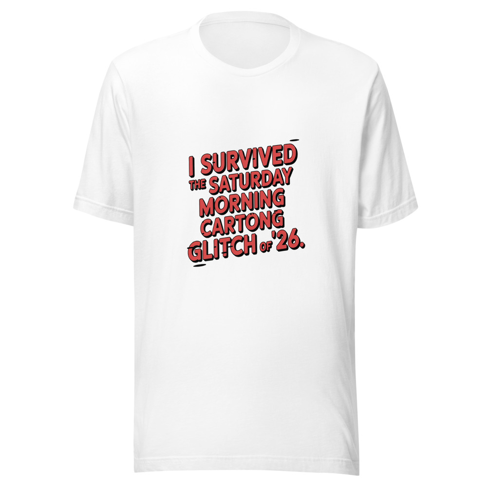 I SURVIVED THE SATURDAY MORNING CARTOON GLITCH OF '26. - tshirt