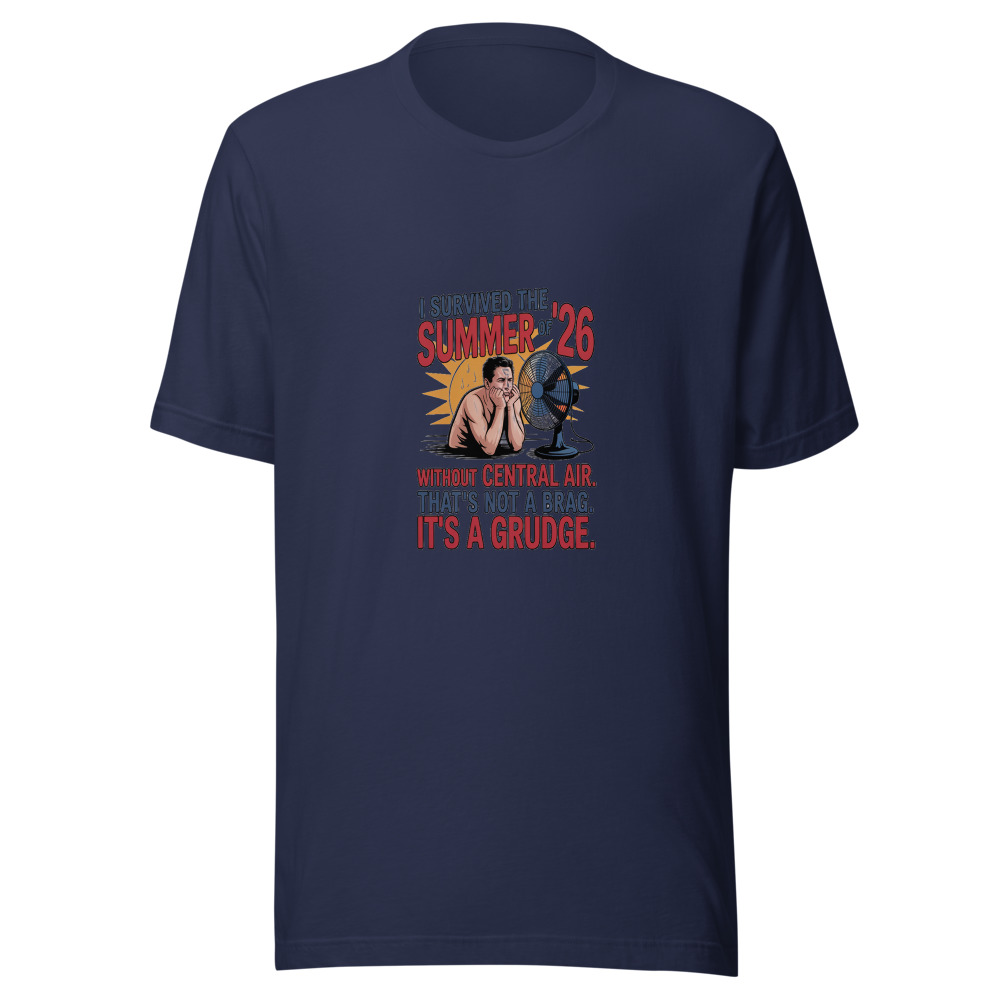 I Survived the Summer of '26 Without Central Air. That's Not a Brag. It's a Grudge. - tshirt