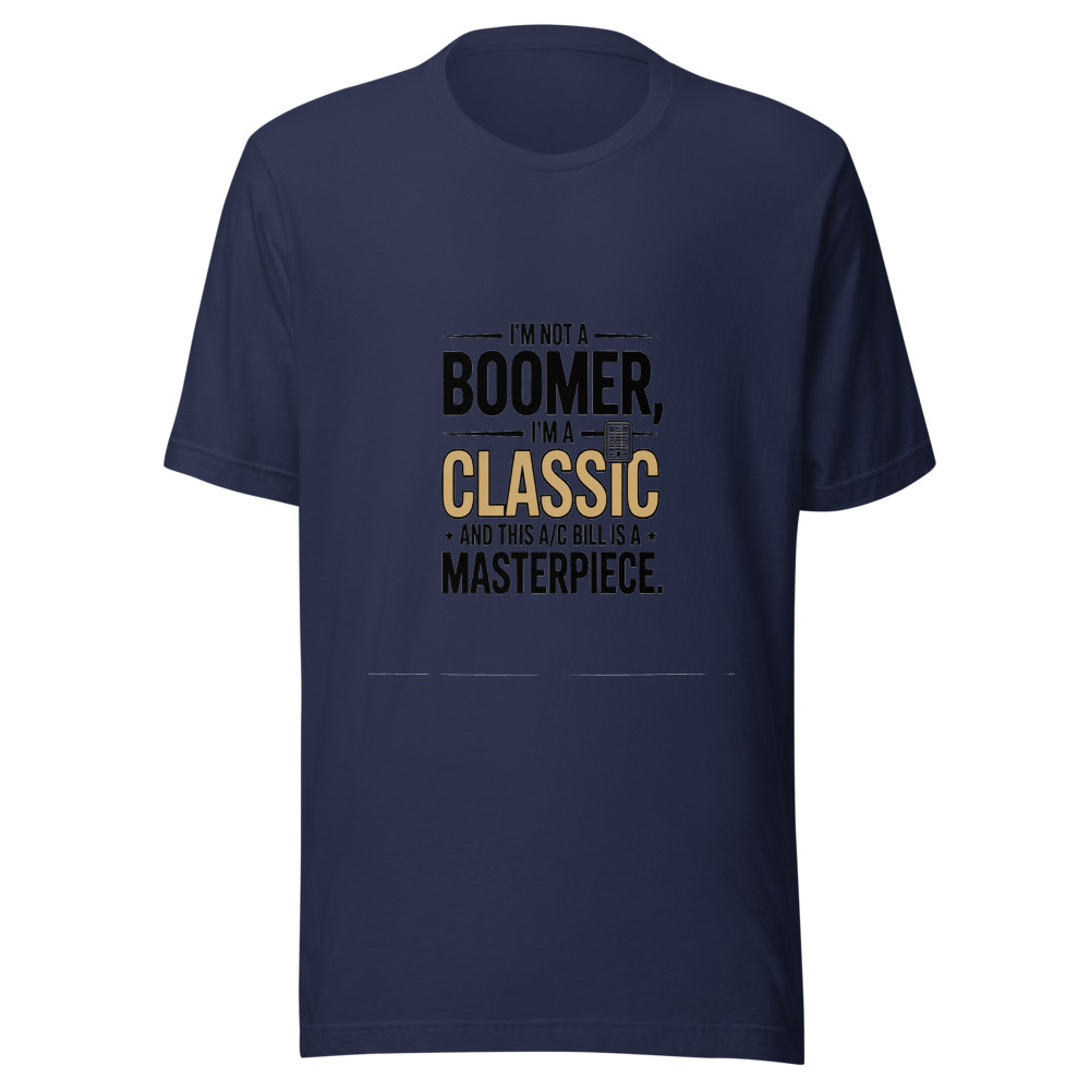 I'm Not a Boomer, I'm a Classic. And This A/C Bill Is a Masterpiece. - tshirt