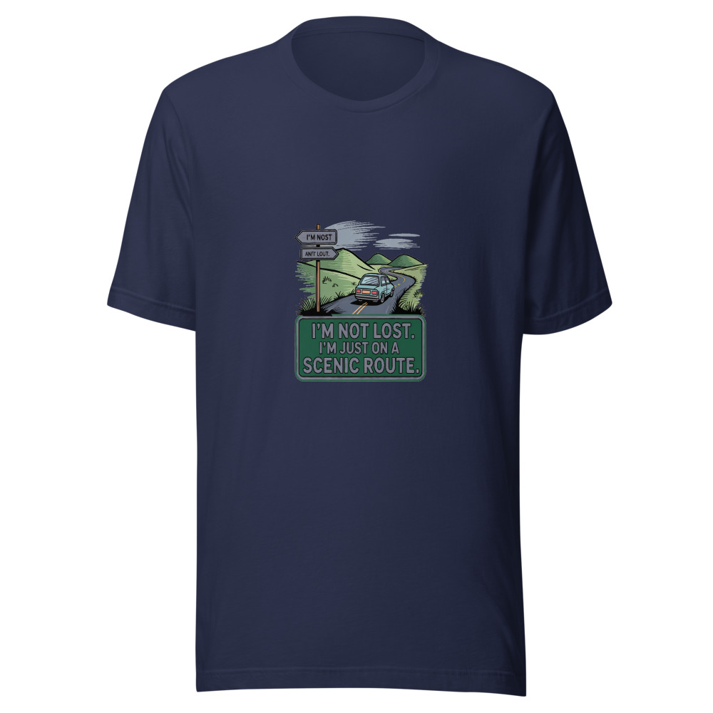 I'm Not Lost. I'm Just on a Scenic Route. - tshirt
