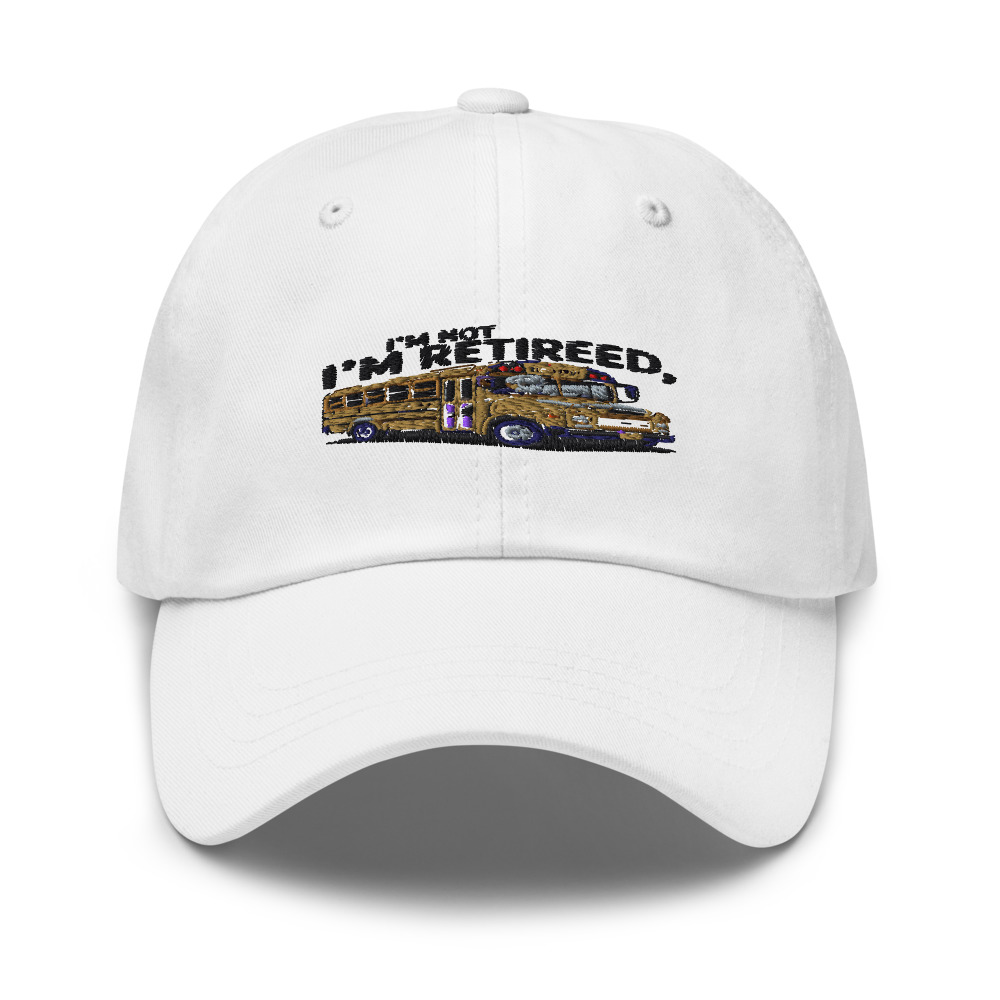 I'M NOT RETIRED, I'M ON A PERMANENT FIELD TRIP - hat