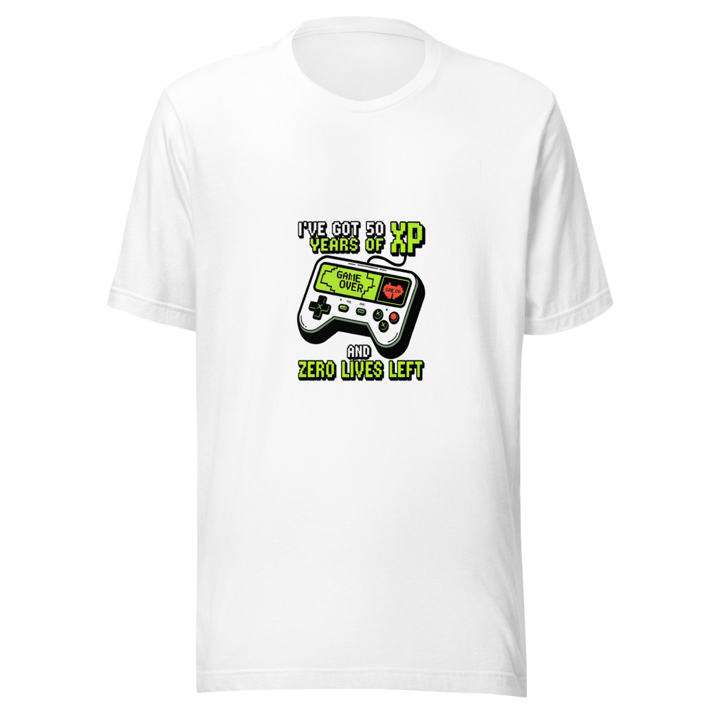 I've Got 50 Years of XP and Zero Lives Left - tshirt