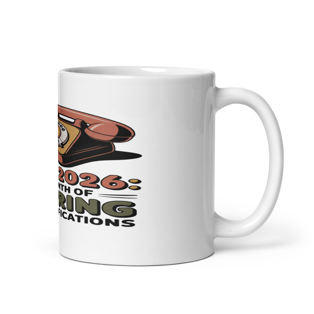 June 2026: The month of ignoring your notifications - mug