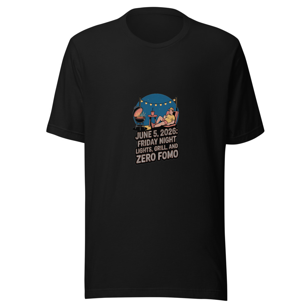 JUNE 5, 2026: FRIDAY NIGHT LIGHTS, GRILL, AND ZERO FOMO - tshirt