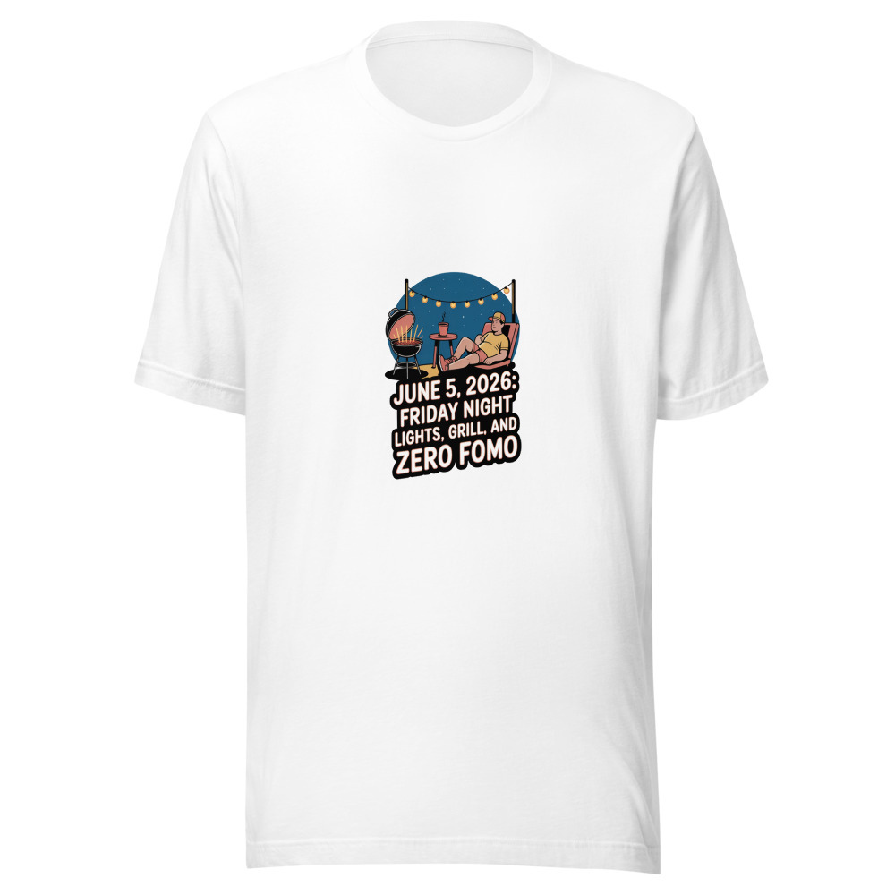 JUNE 5, 2026: FRIDAY NIGHT LIGHTS, GRILL, AND ZERO FOMO - tshirt