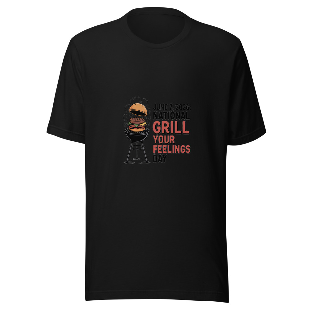 JUNE 7, 2026: NATIONAL GRILL YOUR FEELINGS DAY - tshirt
