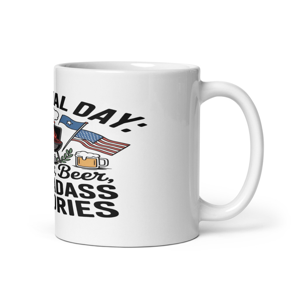 MEMORIAL DAY: BURGERS, BEER, AND BADASS MEMORIES - mug