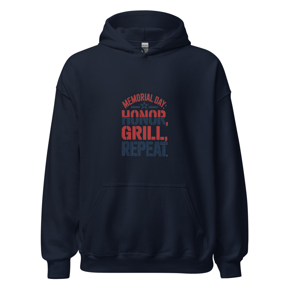 MEMORIAL DAY: HONOR, GRILL, REPEAT - hoodie