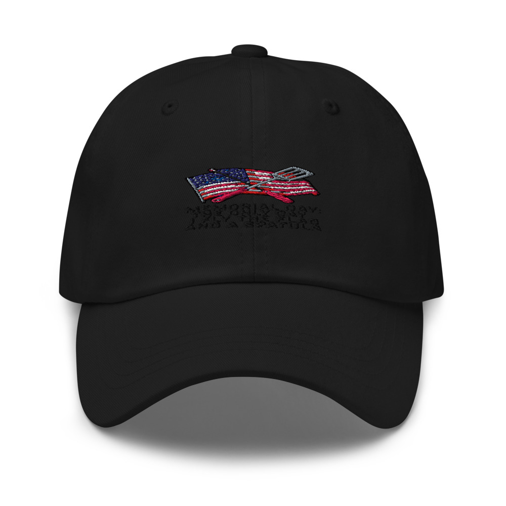 MEMORIAL DAY: THE ONLY DAY I FLY THE FLAG AND A SPATULA - hat