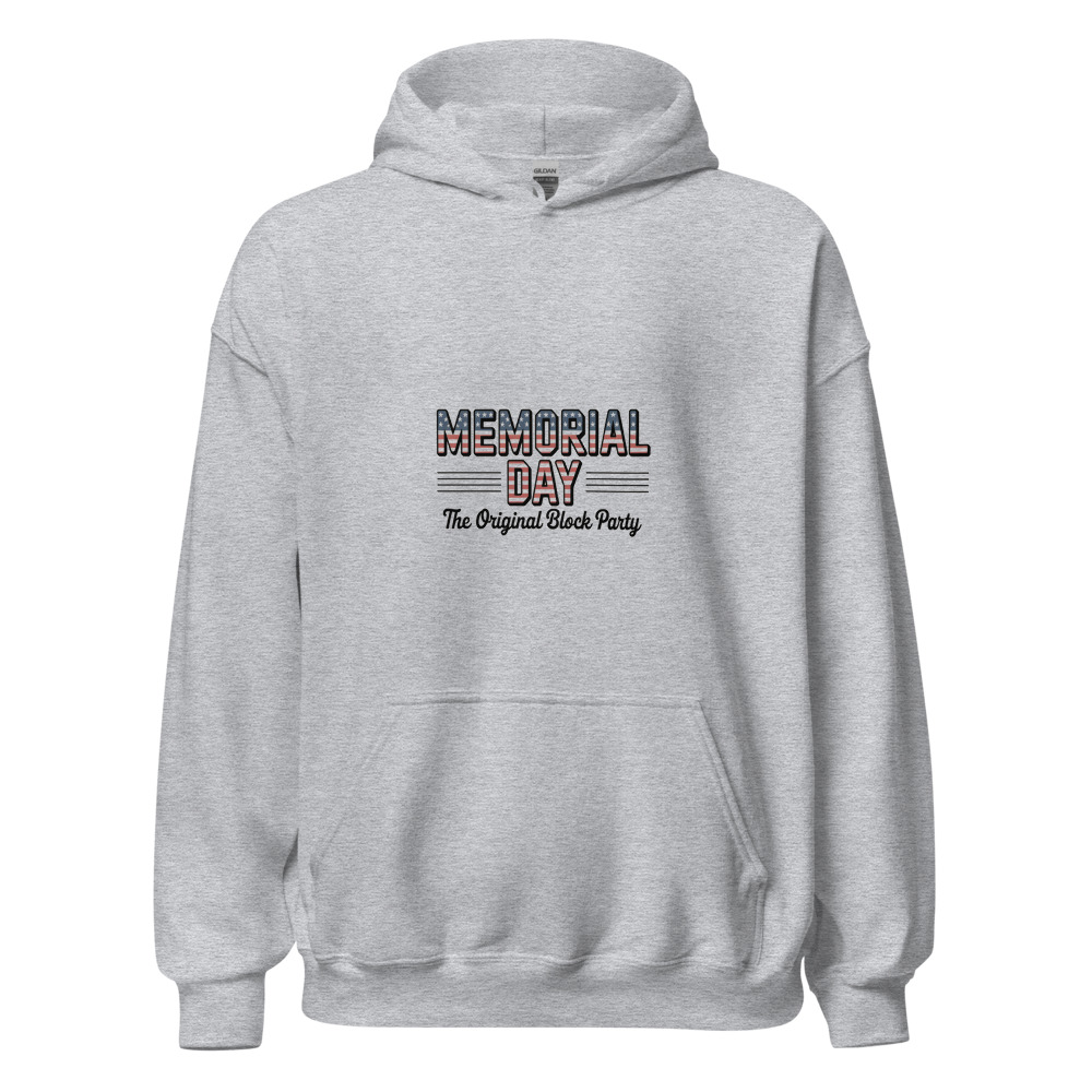 MEMORIAL DAY: THE ORIGINAL BLOCK PARTY - hoodie