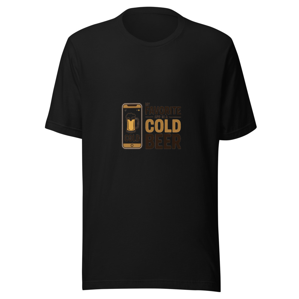 My Favorite App Is a Cold Beer - tshirt