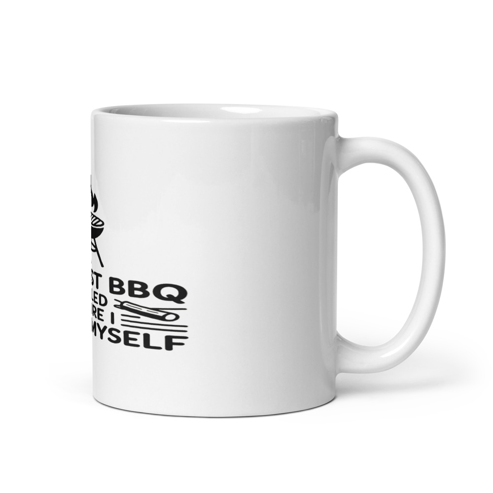 My First BBQ Was Grilled Over a Fire I Built Myself - mug