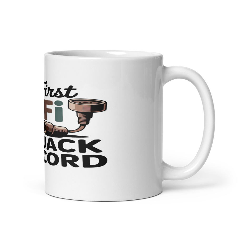 My First WiFi Was a Jack and a Cord - mug