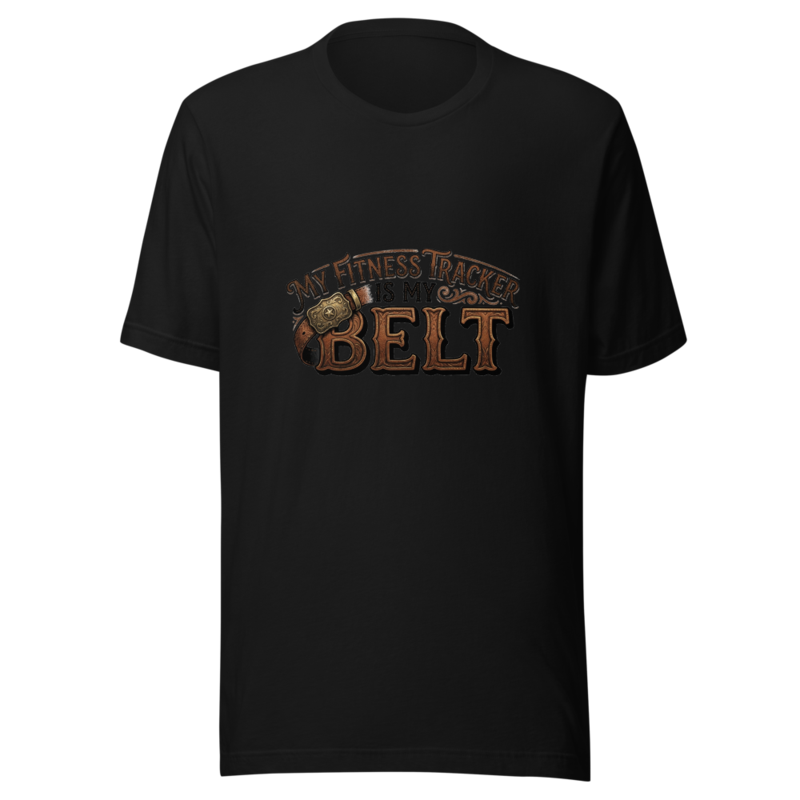 My Fitness Tracker Is My Belt - tshirt
