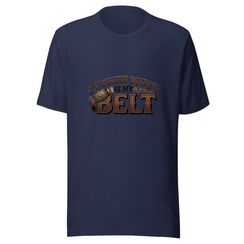 My Fitness Tracker Is My Belt - tshirt