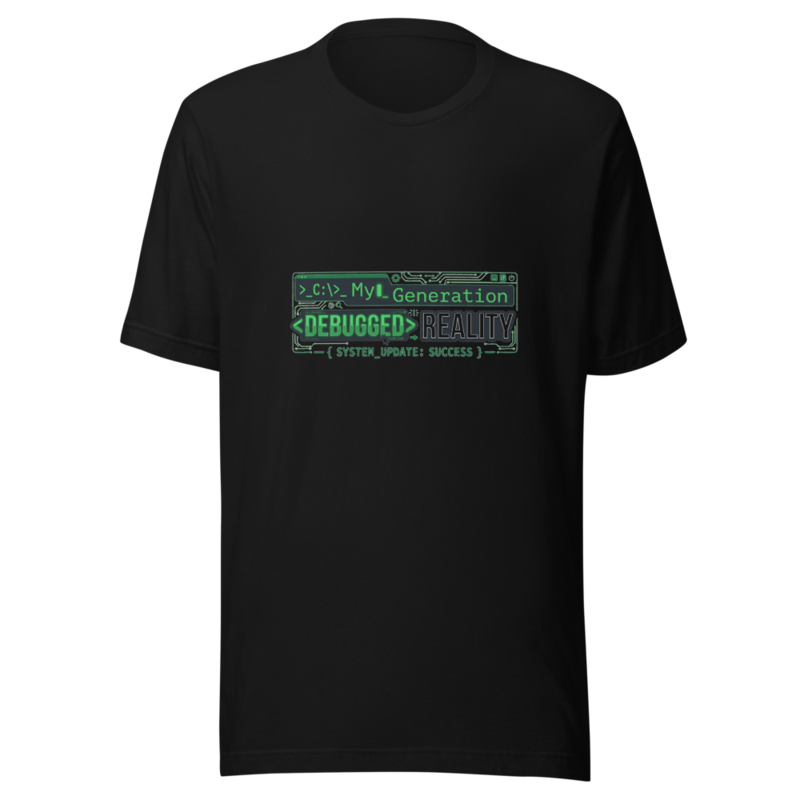 My Generation Debugged Reality - tshirt