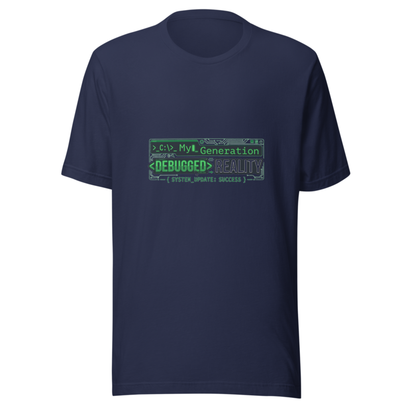My Generation Debugged Reality - tshirt