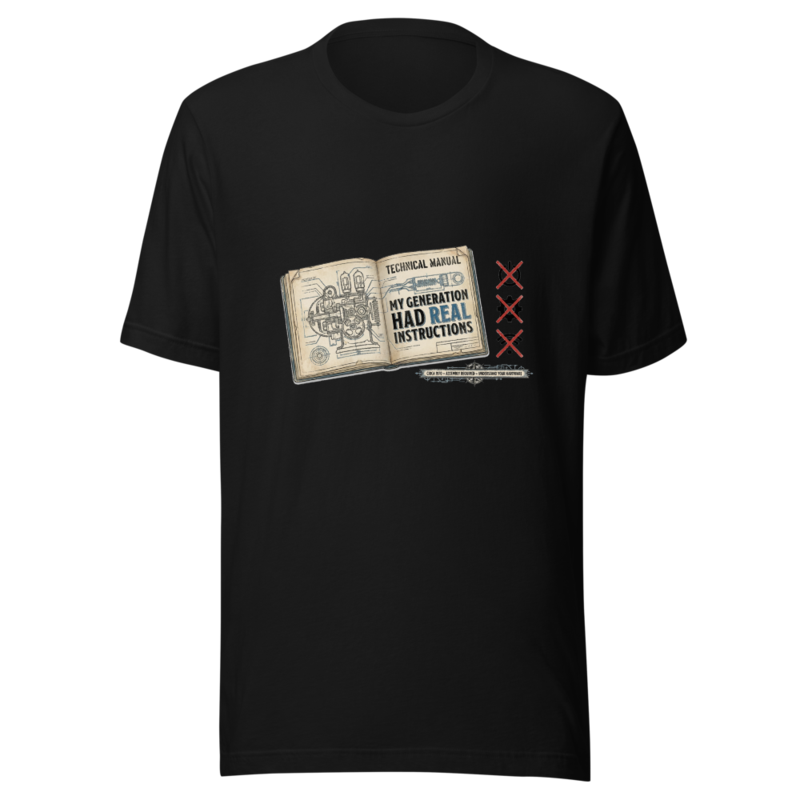 My Generation Had Real Instructions - tshirt