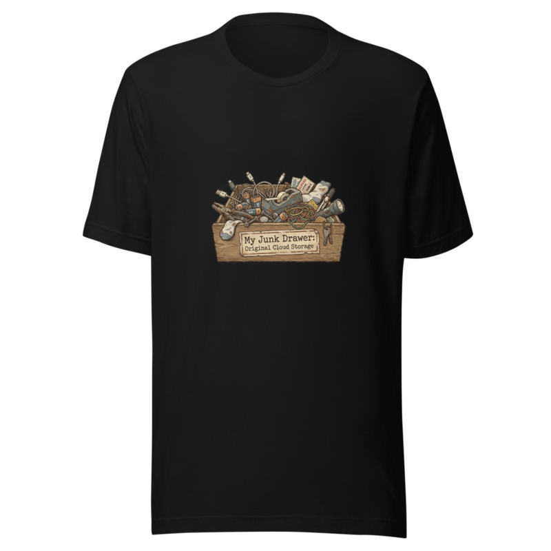My Junk Drawer: Original Cloud Storage - tshirt