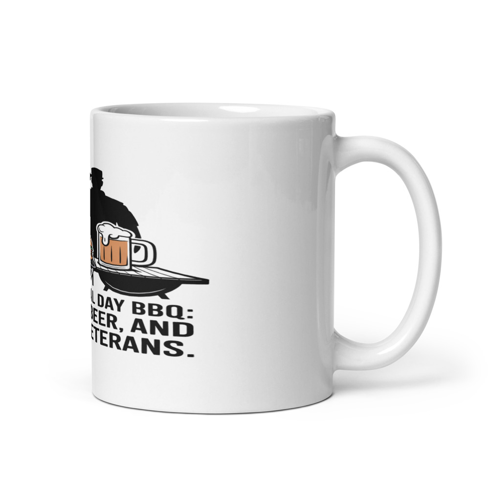 MY MEMORIAL DAY BBQ: BURGERS, BEER, AND BADASS VETERANS - mug
