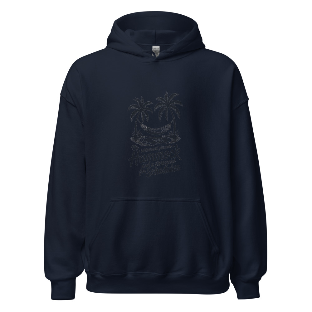 My Retirement Plan Involves a Hammock and a Disregard for Schedules - hoodie