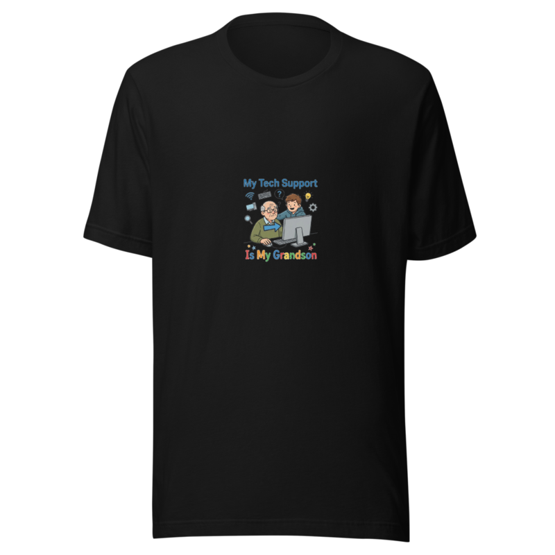My Tech Support Is My Grandson - tshirt