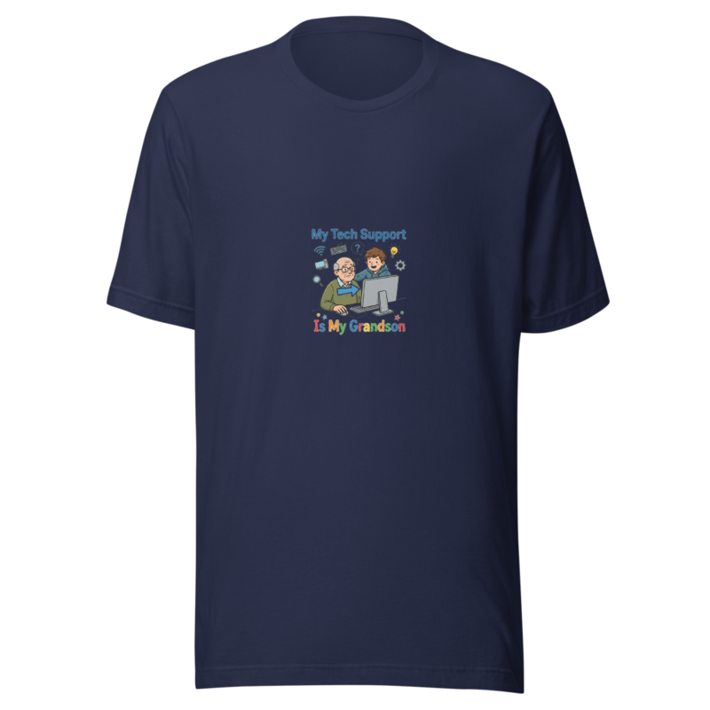 My Tech Support Is My Grandson - tshirt