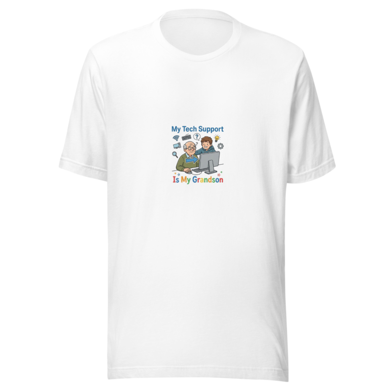 My Tech Support Is My Grandson - tshirt