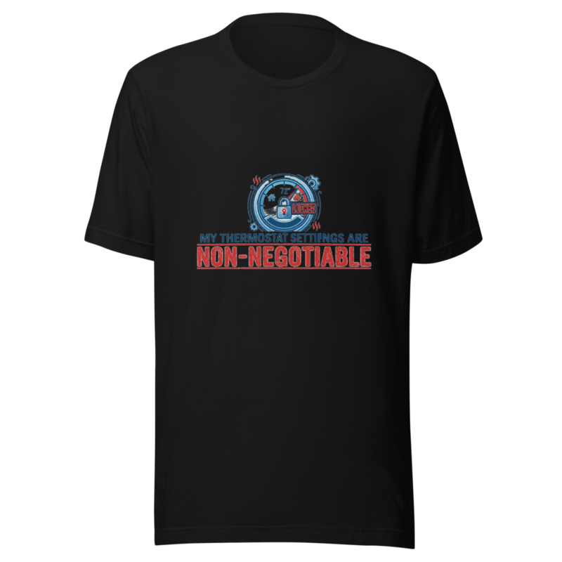 My Thermostat Settings Are Non-Negotiable - tshirt