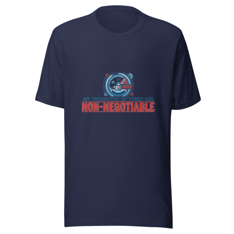 My Thermostat Settings Are Non-Negotiable - tshirt