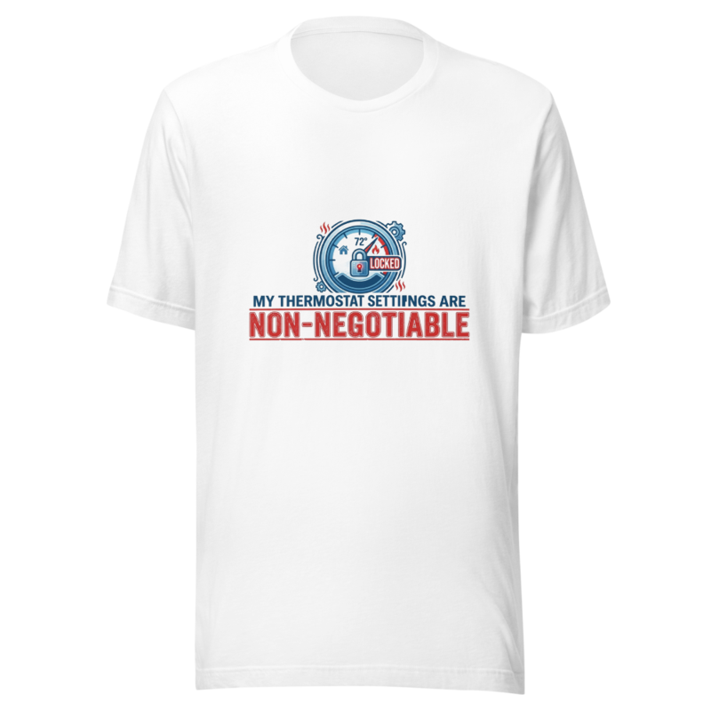 My Thermostat Settings Are Non-Negotiable - tshirt
