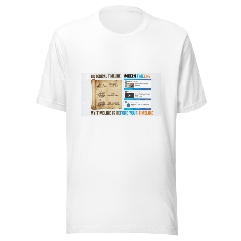 My Timeline Is Before Your Timeline - tshirt