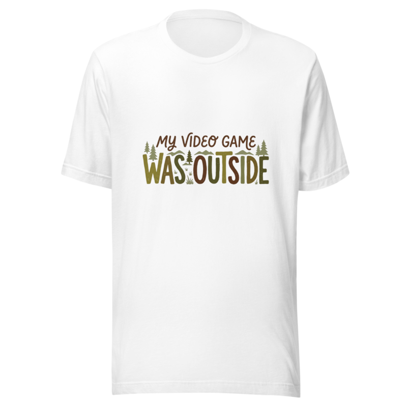 My Video Game Was Outside - tshirt