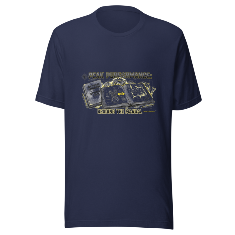 Peak Performance: Reading The Manual - tshirt