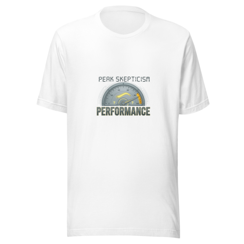 Peak Skepticism Performance - tshirt