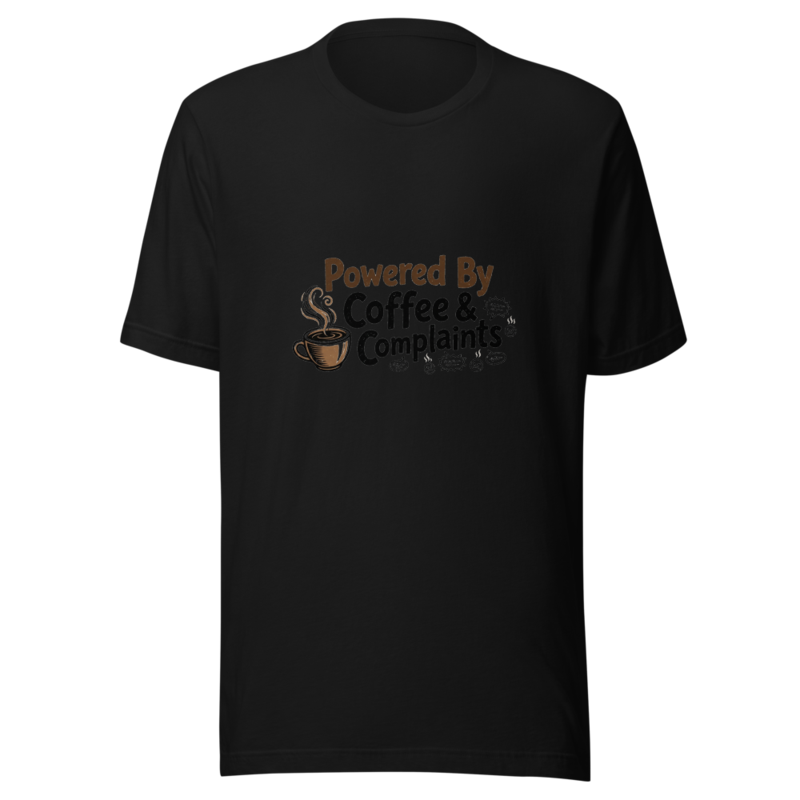 Powered By Coffee & Complaints - tshirt