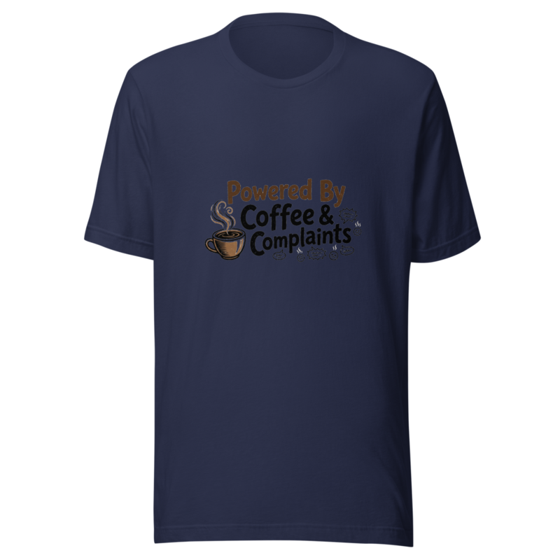 Powered By Coffee & Complaints - tshirt