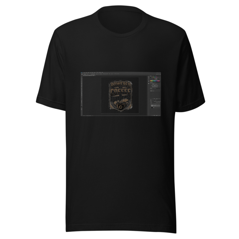 Powered By Coffee & Stubbornness - tshirt