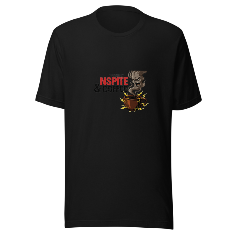 Powered by Spite and Coffee - tshirt