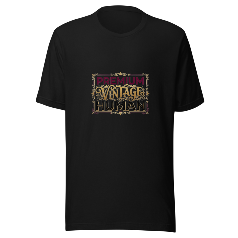 Premium Vintage Human - tshirt