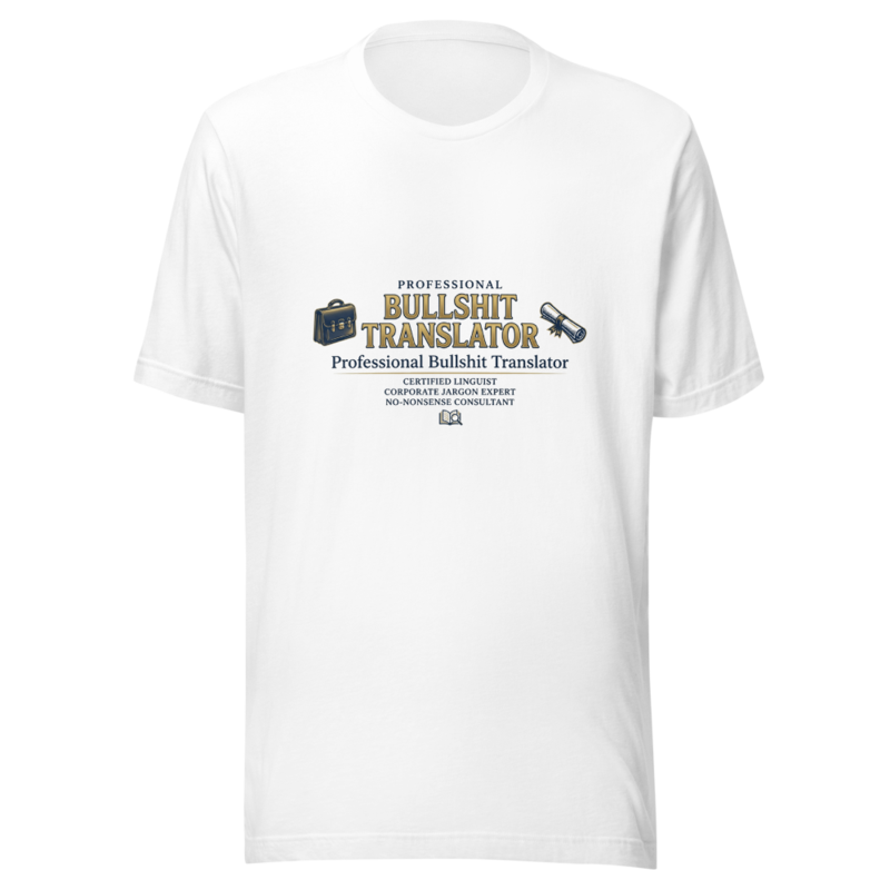 Professional Bullshit Translator - tshirt