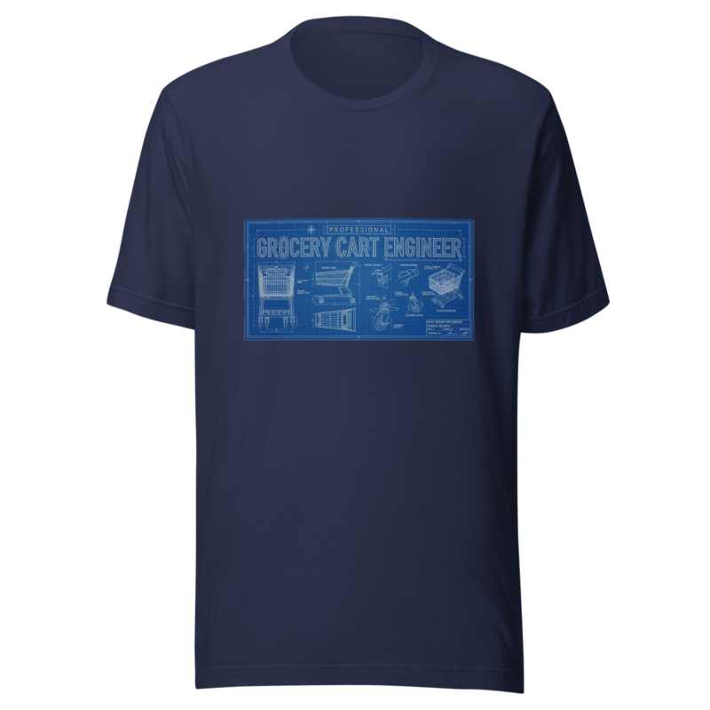 Professional Grocery Cart Engineer - tshirt
