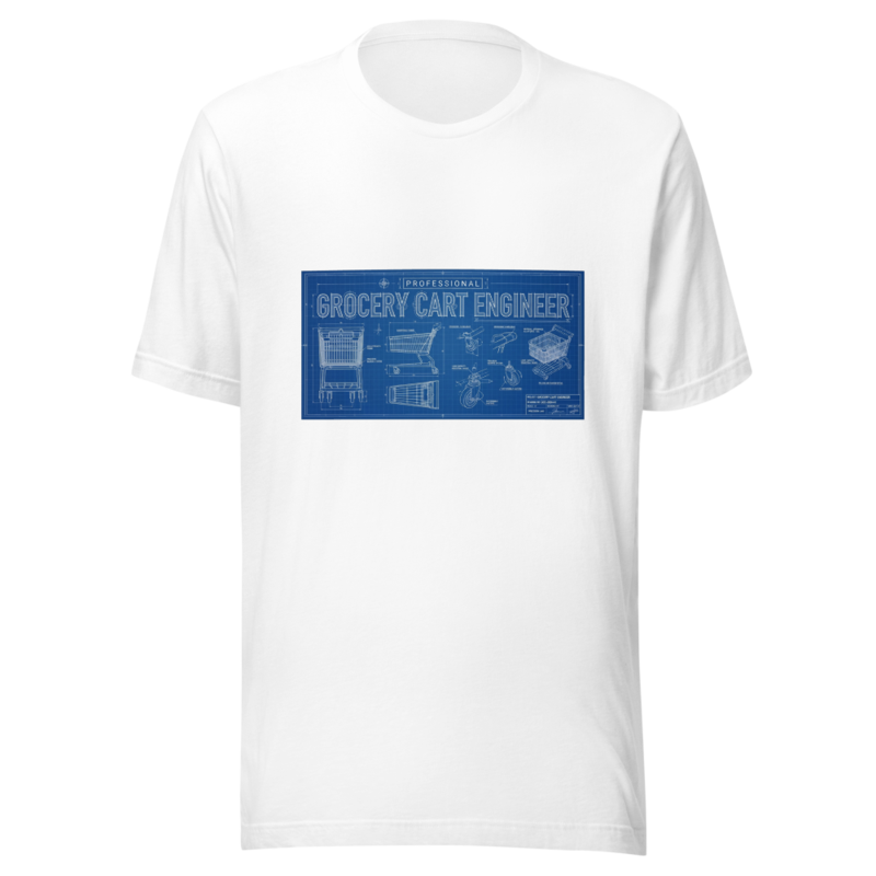 Professional Grocery Cart Engineer - tshirt