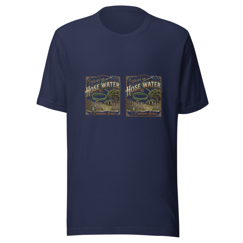 Raised on Hose Water and Common Sense - tshirt