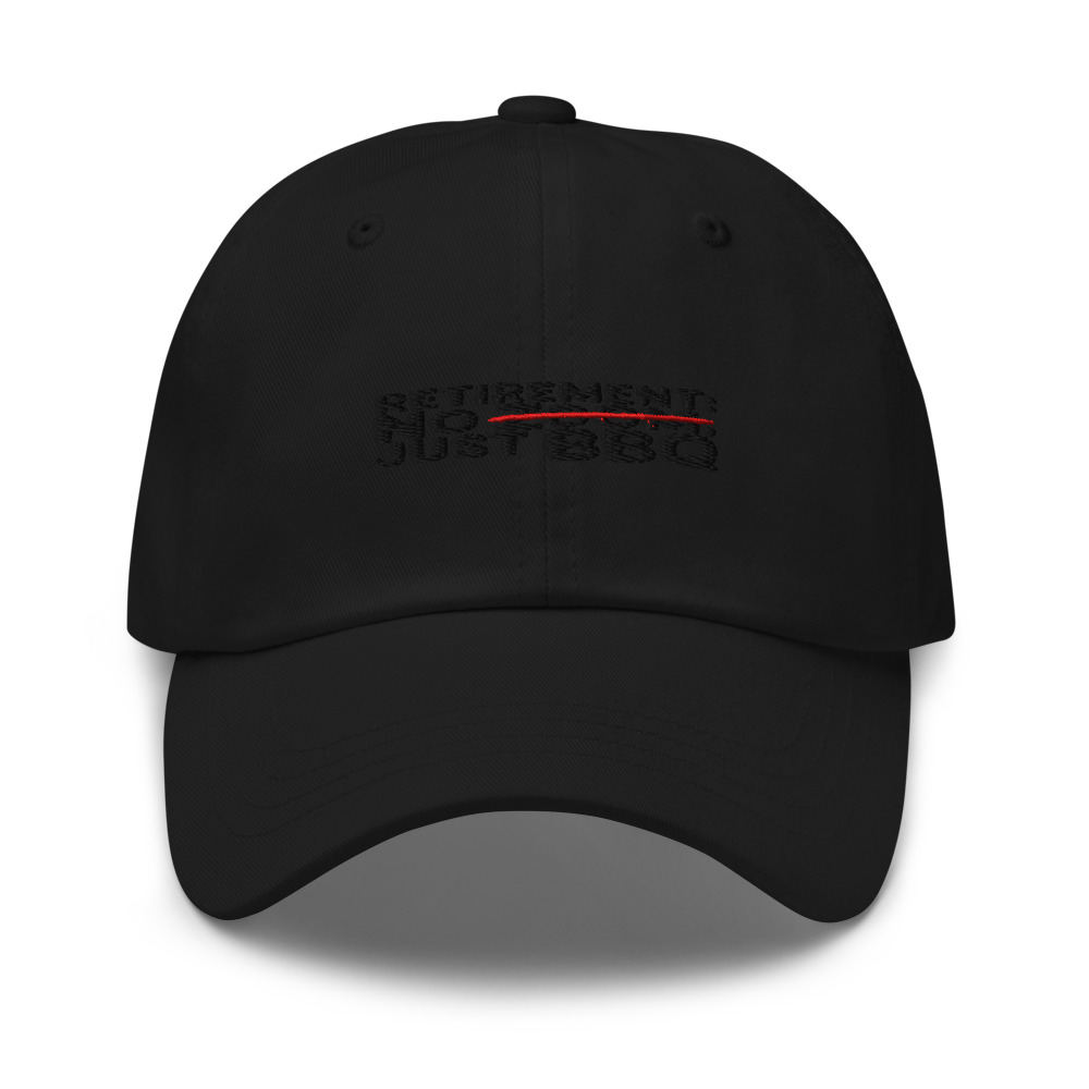 RETIREMENT: NO ZOOM, JUST BBQ - hat