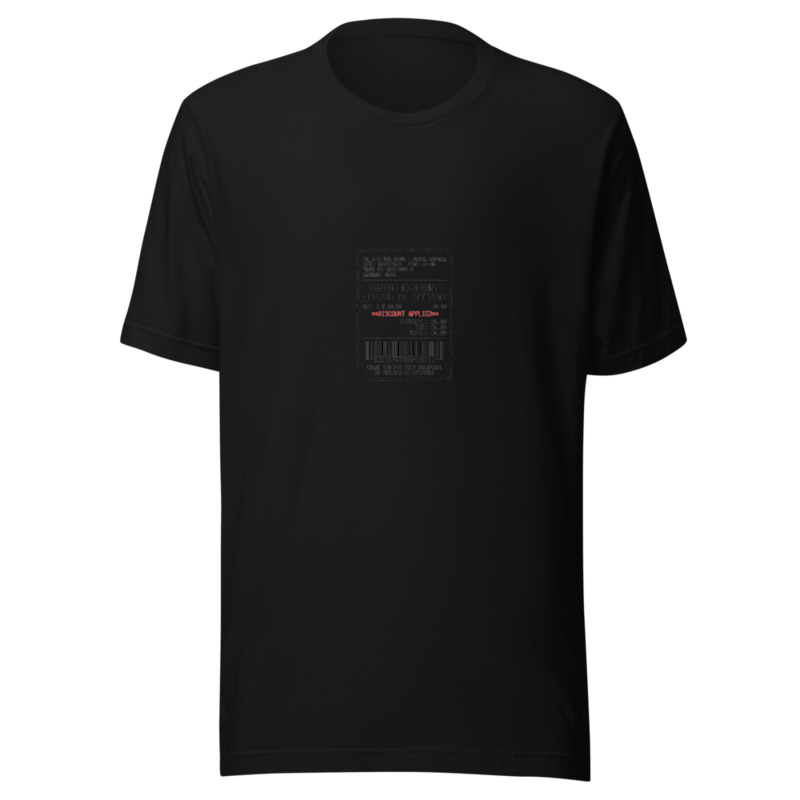 Senior Discount Applied To Attitude - tshirt