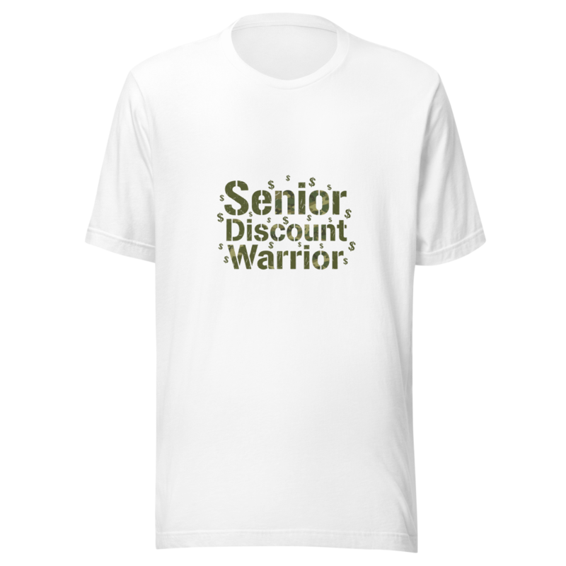 Senior Discount Warrior - tshirt