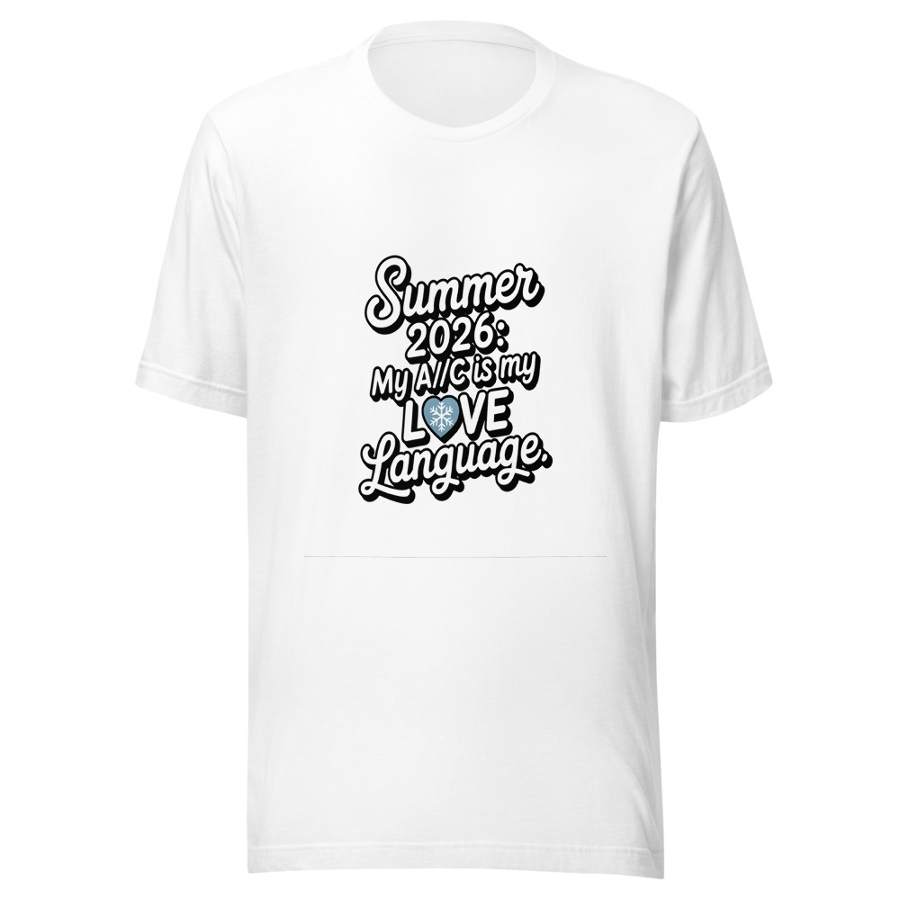 Summer 2026: My A/C Is My Love Language - tshirt