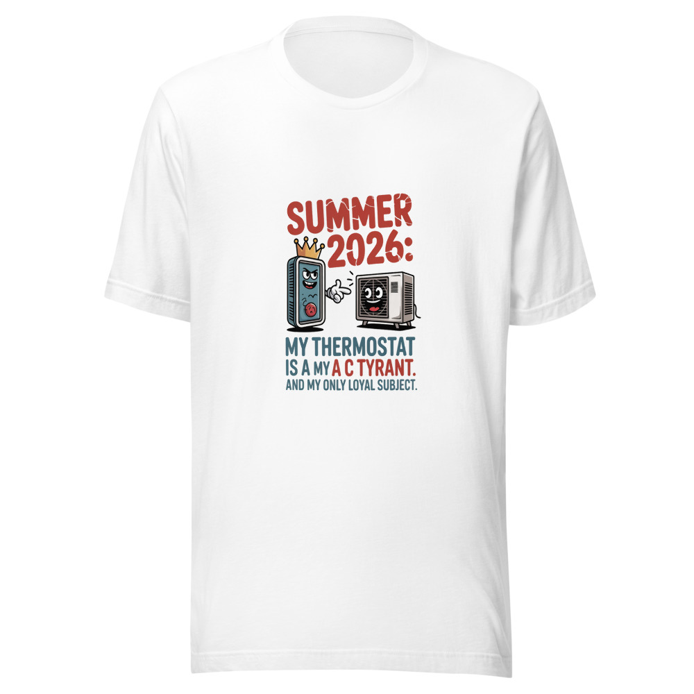 Summer 2026: My Thermostat Is a Tyrant. And My AC Is My Only Loyal Subject. - tshirt