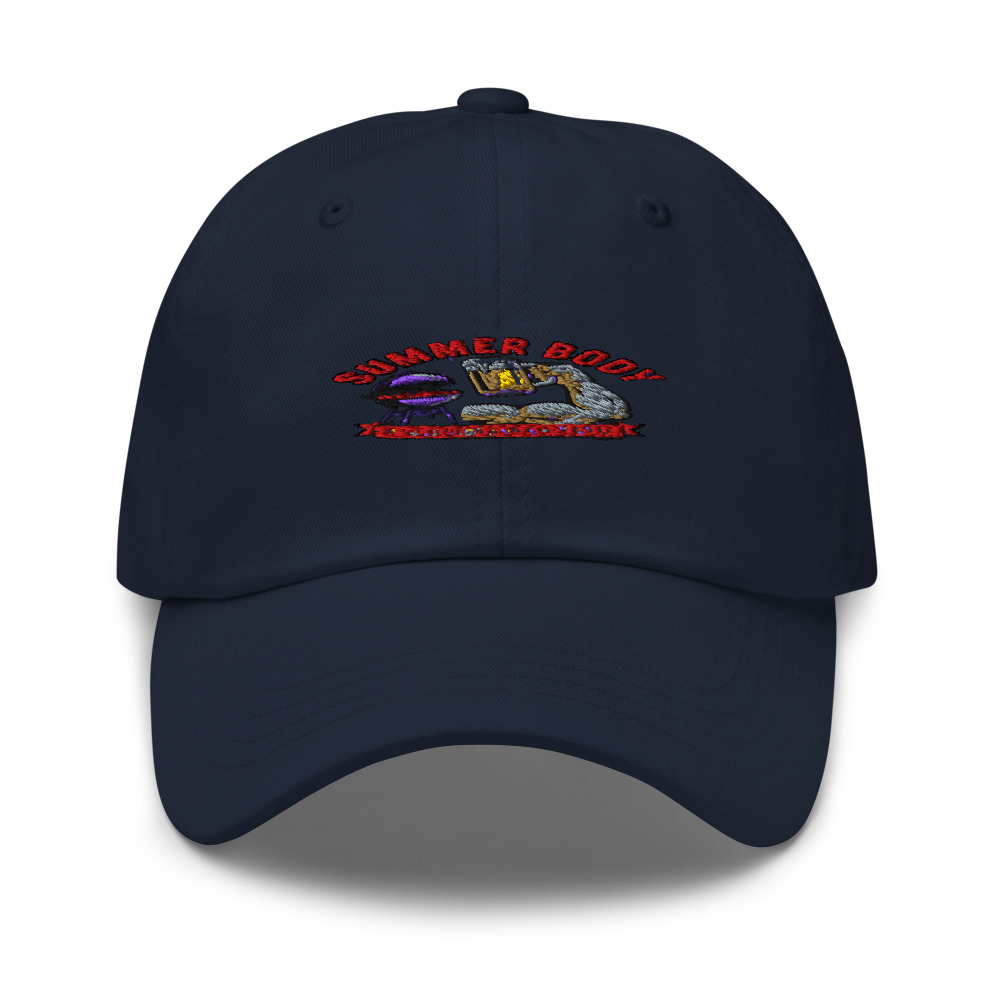 SUMMER BODY: A COLD BEER AND A HOT GRILL - hat